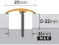 Preview: 93 cm Universal Bodenprofil | 3 in 1 | Eiche